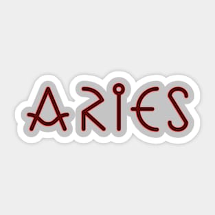 Aries Sticker